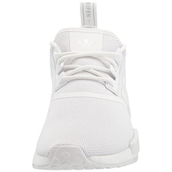 adidas Originals Women's NMD_R1 Sneakers, White/White/Metallic Silver